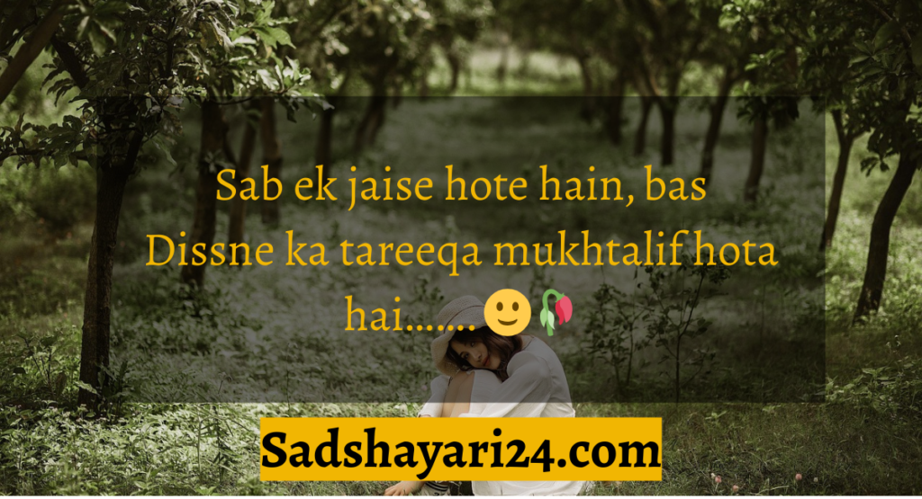 2 Line Sad Bewafa Shayari with Images