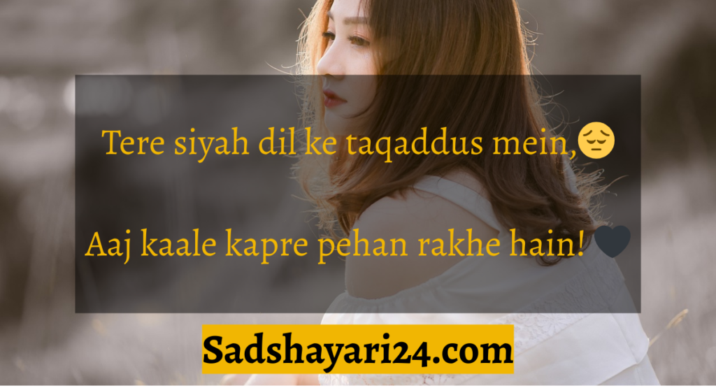 2 Line Sad Bewafa Shayari with Images