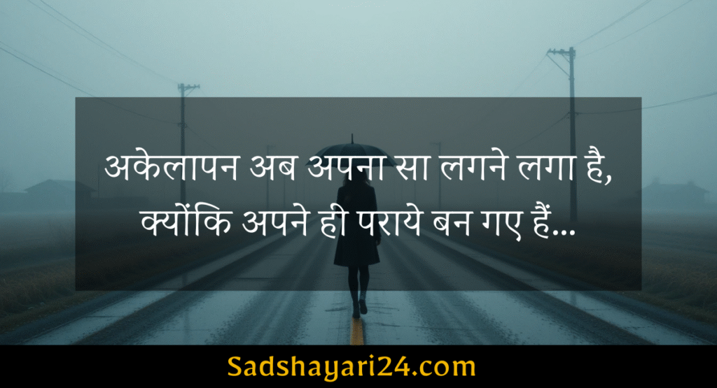 Sad Shayari in Hindi for Life