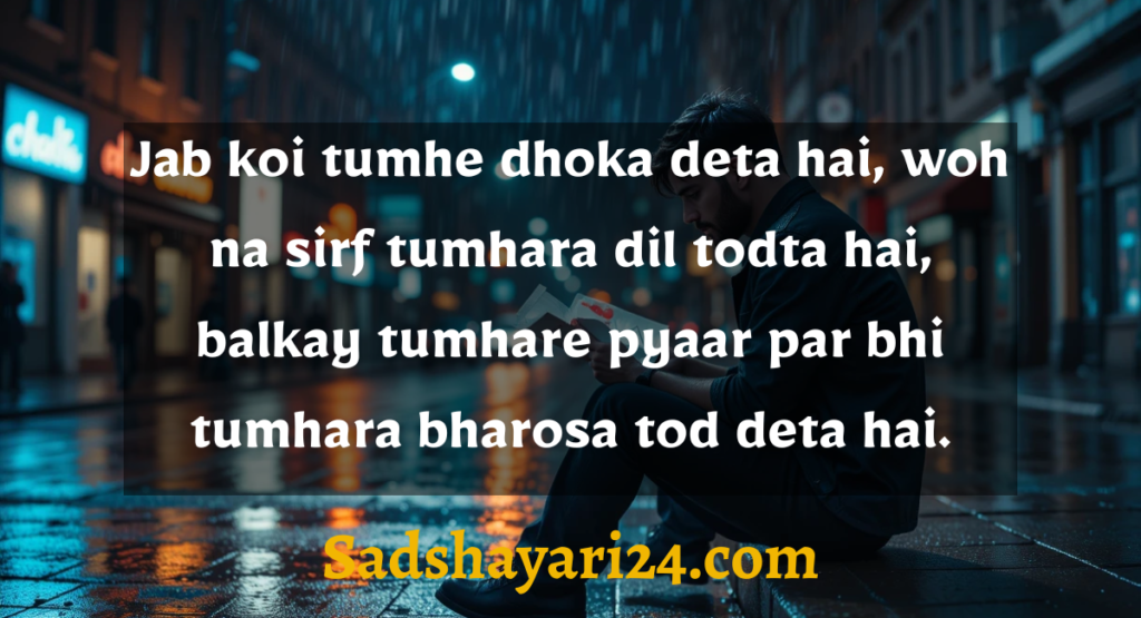 Sad Bewafa Shayari in Hindi