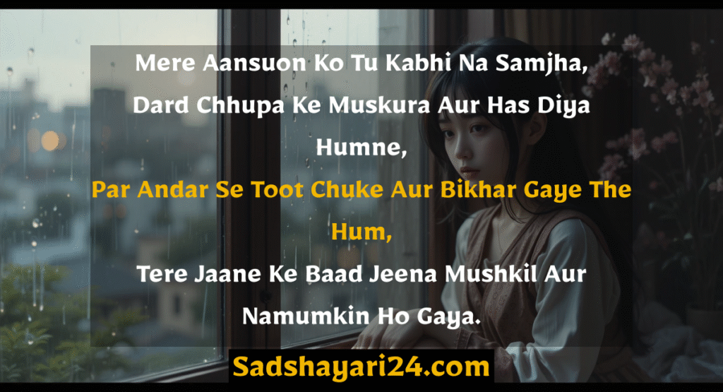 Sad Shayari in Roman English
