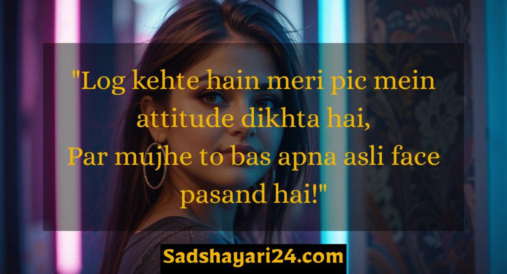 Attitude Shayari for Girls