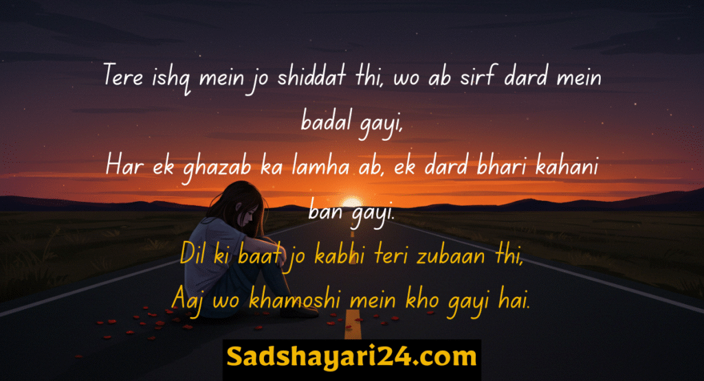 Emotional Sad Shayari for GF
