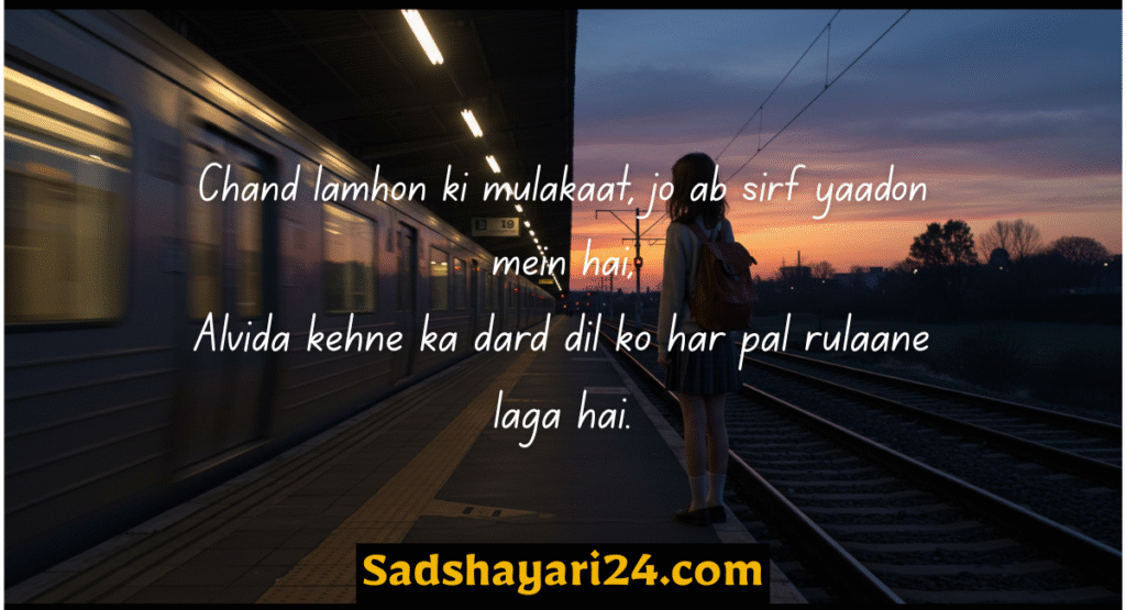 Emotional Goodbye Shayari for Her