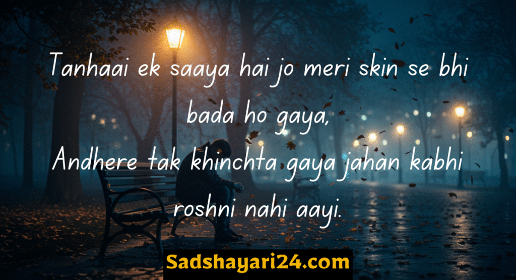Feeling Alone Sad Shayari in English