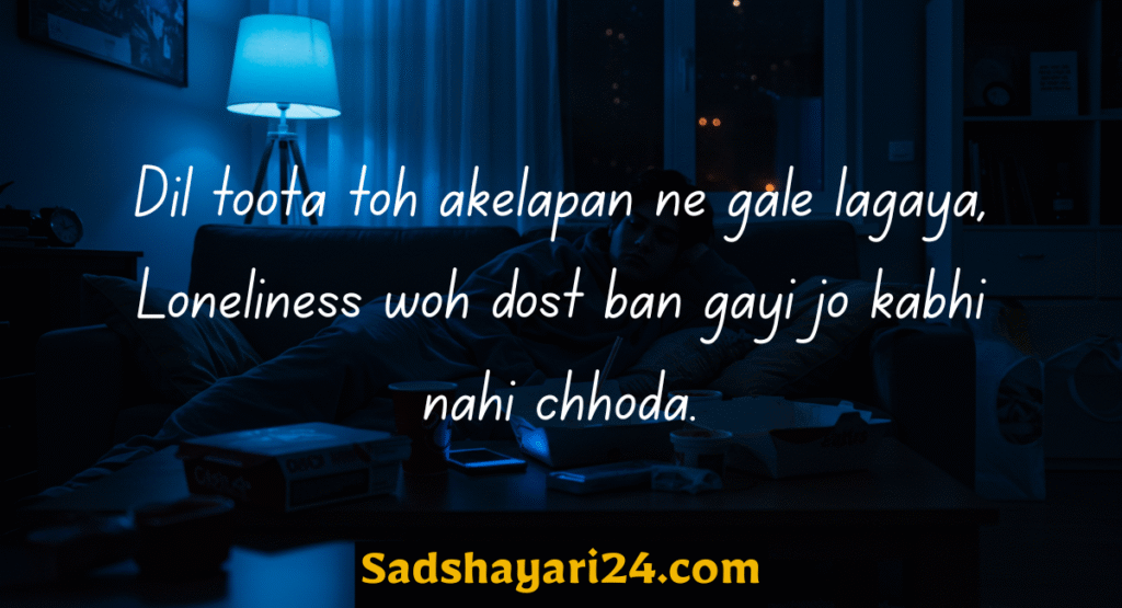 Feeling Alone Sad Shayari in English