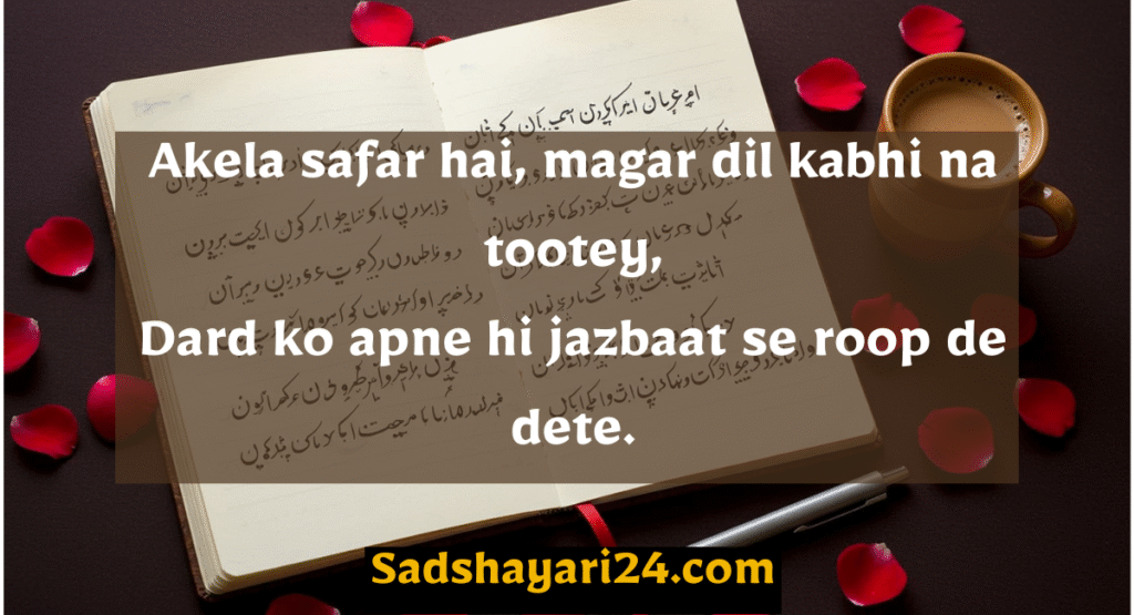Alone & Broken Heart Sad Shayari – अकेलापन और टूटा दिल