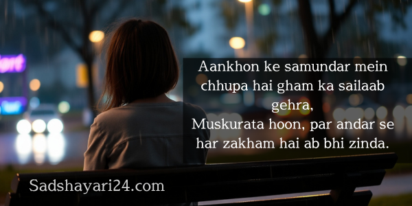 Alone Sad Shayari in English for Girl