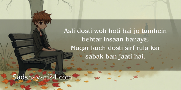 Attitude Dosti Shayari 2 Line for Girls in Hindi