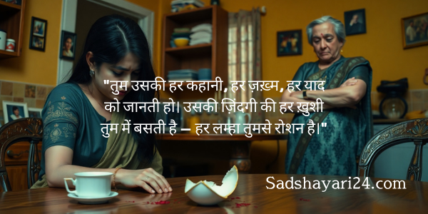 Saas Bahu Relationship – Sad Quotes in Hindi