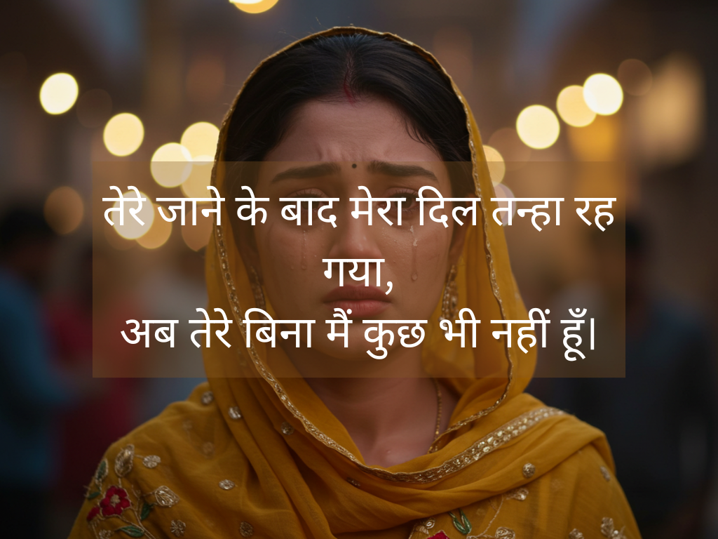 Best Sad Shayari in Hindi for Girlfriend