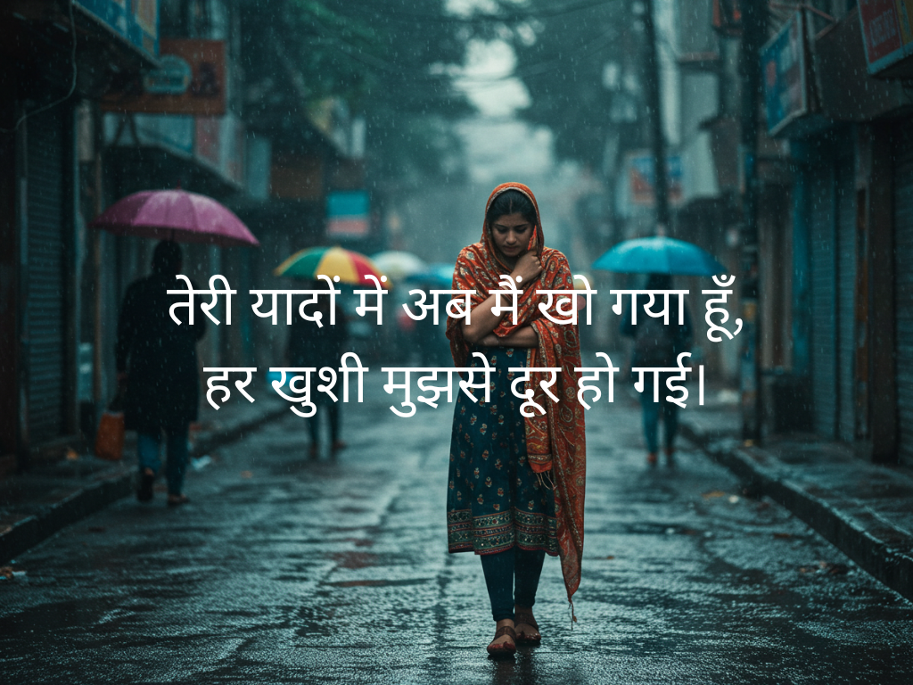 Heart touching Sad Shayari in Hindi for Girlfriend