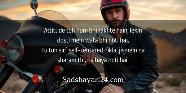 Attitude Birthday Shayari for friend in Hindi