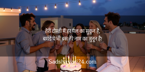 Attitude Birthday Shayari for friend in Hindi