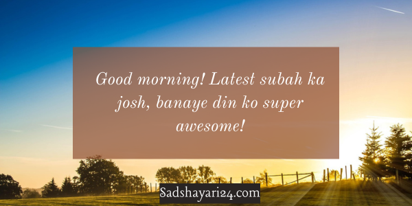 Friday Good Morning Wishes in Hindi for WhatsApp