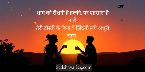 Good Evening Shayari in Hindi