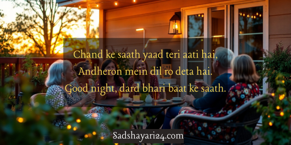 Good Evening Hindi Shayari for Friends and Family
