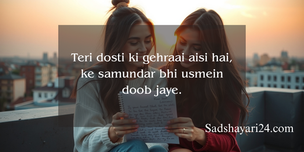 Heart Touching Friendship Shayari in English for Her