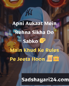 Instagram Shayari Attitude With Emoji