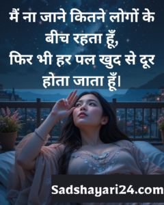 Alone Shayari 2 Lines in English