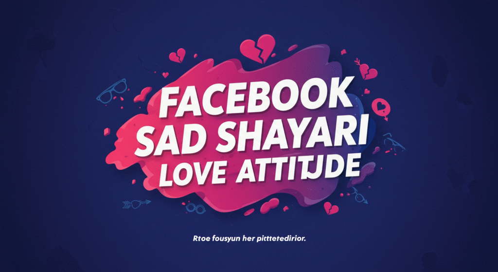 Facebook Sad Shayari Love Attitude