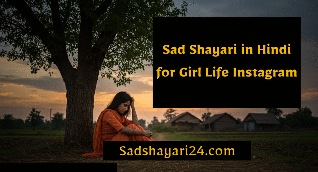 Sad Shayari in Hindi for Girl Life Instagram