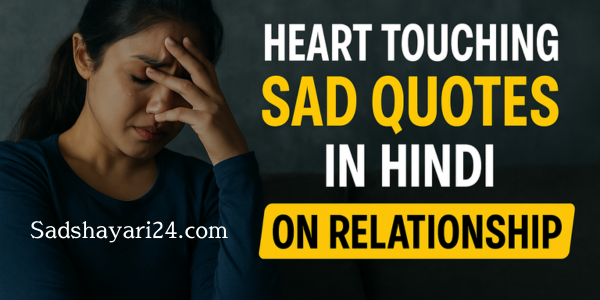 Sad Quotes in Hindi