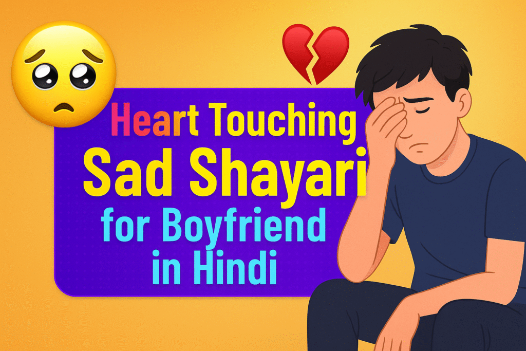 Heart Touching Sad Shayari for Boyfriend in Hindi