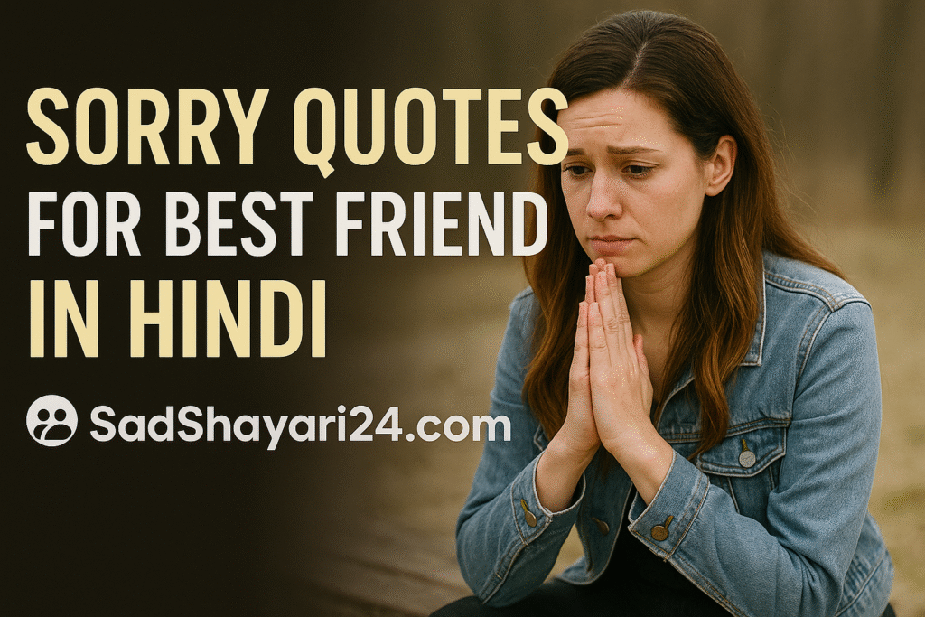 Sorry Quotes for Best Friend
