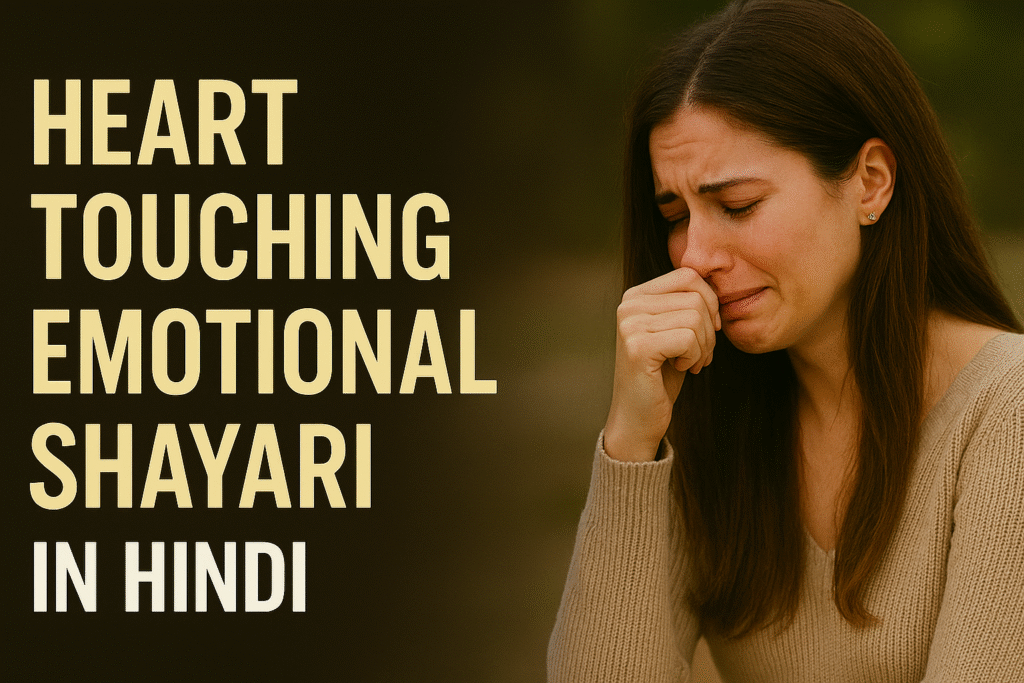 Heart Touching Emotional Shayari in Hindi
