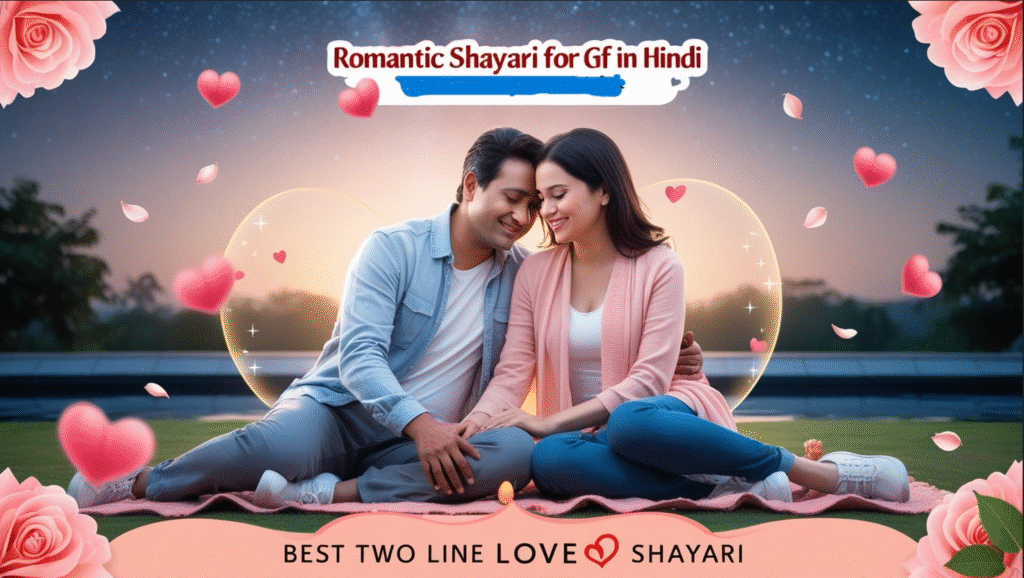 Romantic Shayari for GF in Hindi